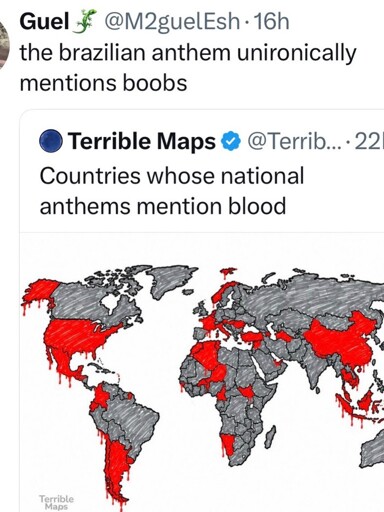 "Splendid boobs" is how the lyrics go